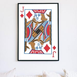 Art mural du jeu de cartes J1