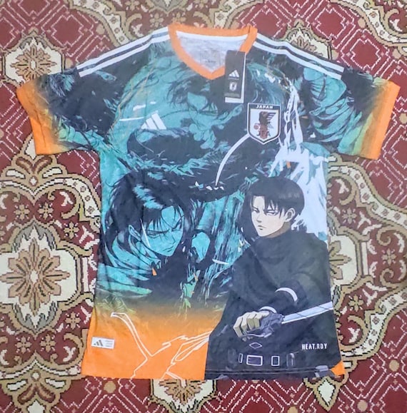 Attack on Titan Japan Soccer Jersey – Anime Football Shirt – Levi