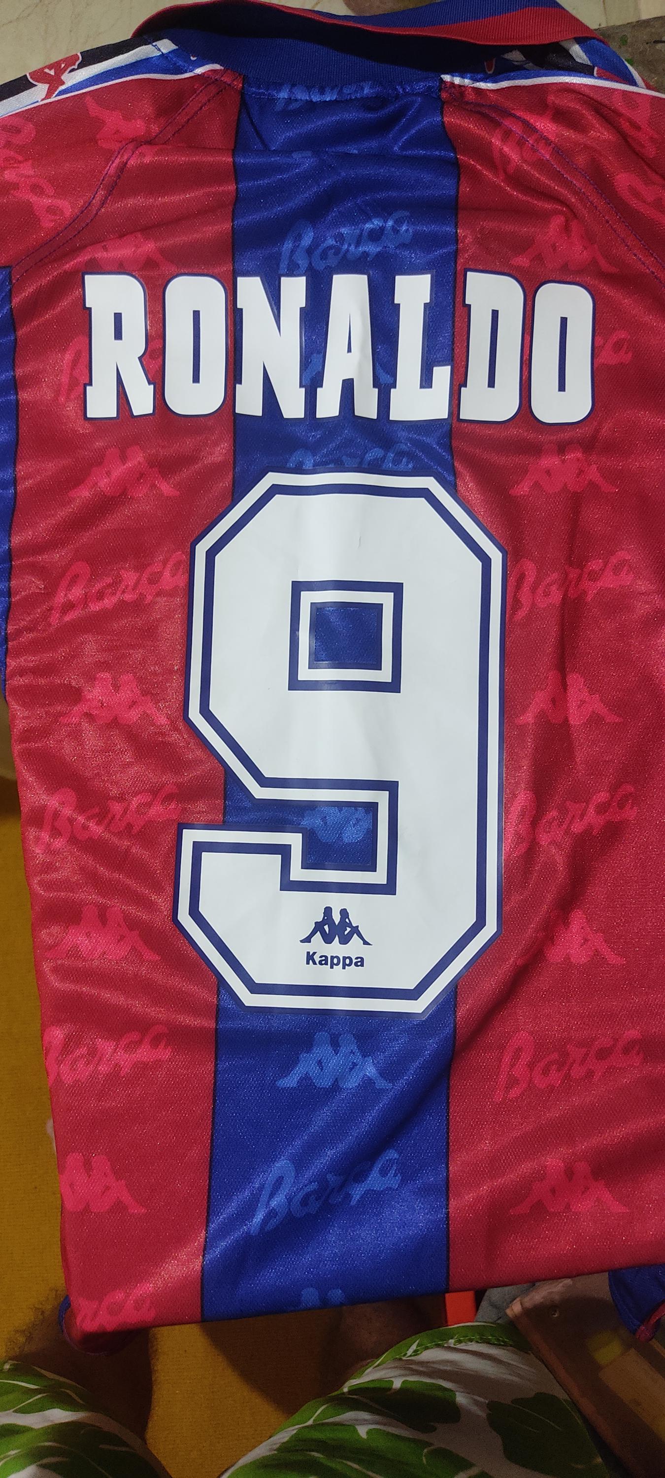 Retro Ronaldo #9 Barcelona Jersey – 1996/97 Season - Etsy