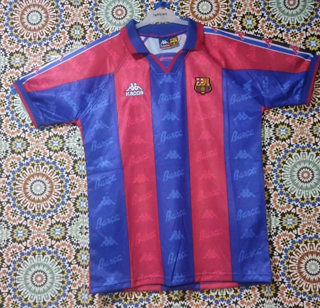 バルセロナ1996/97 ロナウド　R9 サッカーユニフォーム ラリーガ Barcelona Home - 96/97 - Retro - Football Soccer - RONALDO # 9