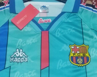 Pep Guardiola #4 Barcelona Away Retro Jersey - 96/97 Season - Etsy