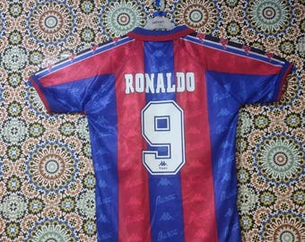 Retro Ronaldo #9 Barcelona Jersey – 1996/97 Season - Etsy