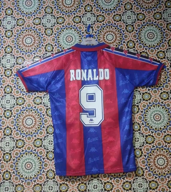 Retro Ronaldo #9 Barcelona Jersey – 1996/97 Season - Etsy