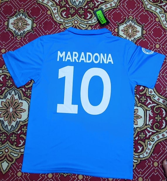 Retro Napoli Maradona #10 Jersey - Classic 1980s Diego Armando