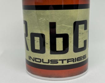 RobCo Industries Coffee Mug | Fallout-Inspired 12 oz Ceramic Cup | Gamer Gift