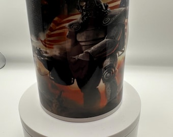 Fallout Nuka-Cola Soldier Mug - 11oz Ceramic Coffee Cup for Gamers & Collectors - PatriotPixel