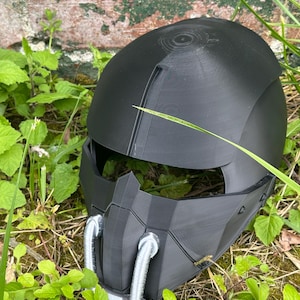 Fallout Institute Helmet - Black “Stealth” Variant, Handcrafted 3D-Printed Cosplay Prop