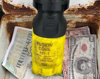Fallout Fusion Core Prop | Weathered 3D Printed Power Cell Replica | Wasteland Decor & Cosplay | PatriotPixel