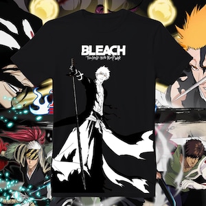 Bleach Anime T-shirt Ichigo Thousand Year Blood War T Shirt Anime