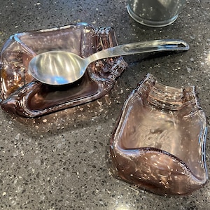 Pink Mason Jar Decor, Collectable Mason Jar, Spoon Rest, Soap Dish, Kitchen Gadgets, Trinket Dish, Ring Dish, Jewelry Tray, Shabby Chic Deco