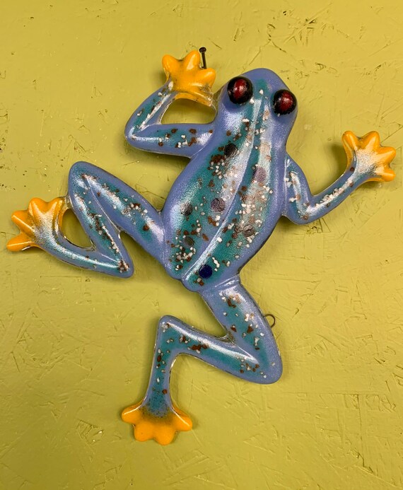 Fused Glass Frog / Toad Wall Art Garden Art Etsy