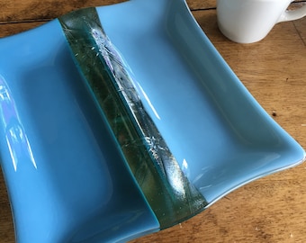 Fused Glass Sectional Serving Dish