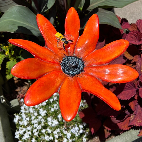 Glass Yard Sculpture Etsy