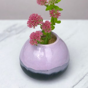 Ceramic vase for flowers, kitchen utensils, flower vase, wheel thrown pottery