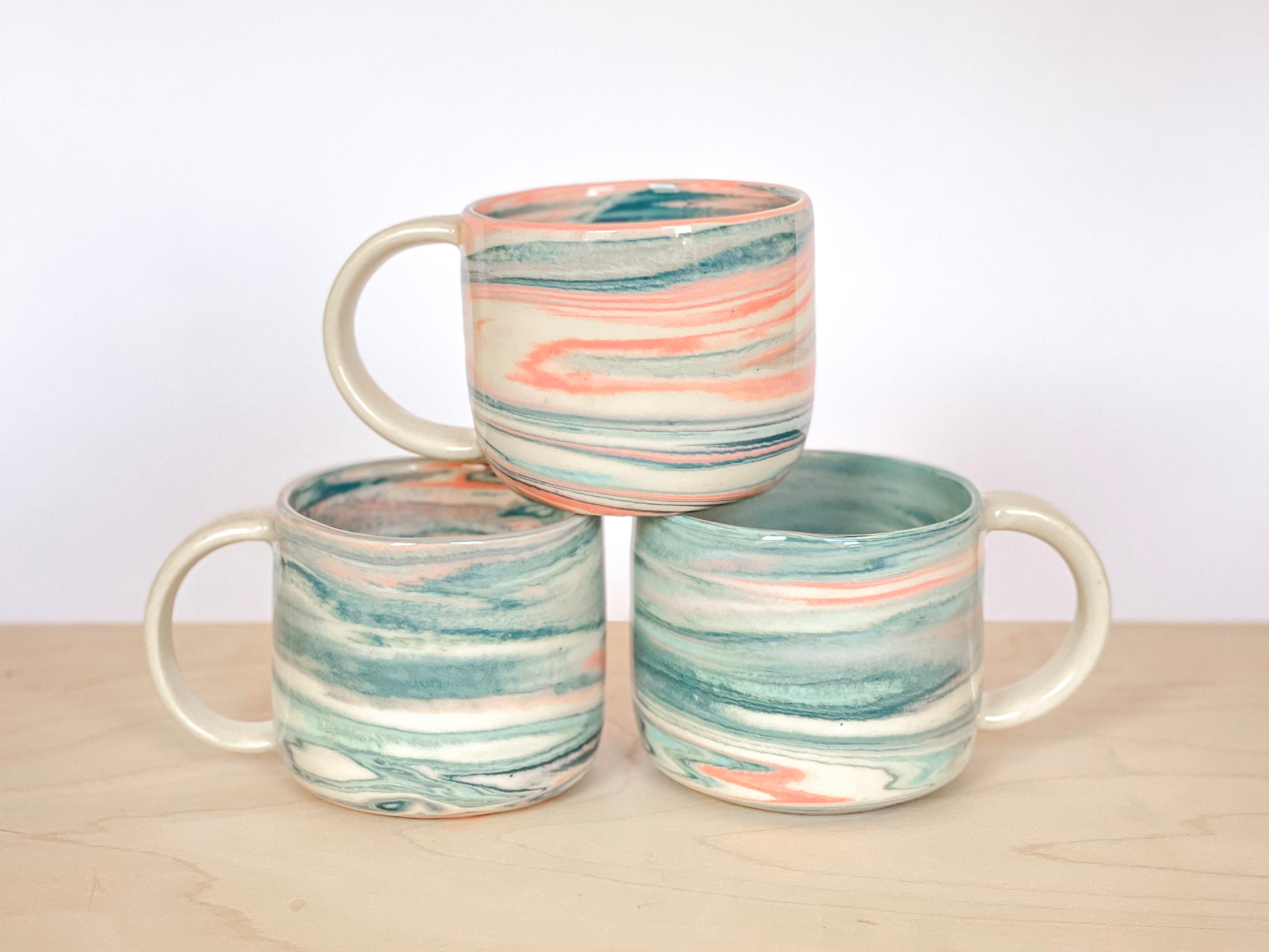 Tasse Arc-En-Ciel Boho, Tasse de Montagne, Tourbillonnante, Hagge, à Café Enseignant, Encre d'alcool