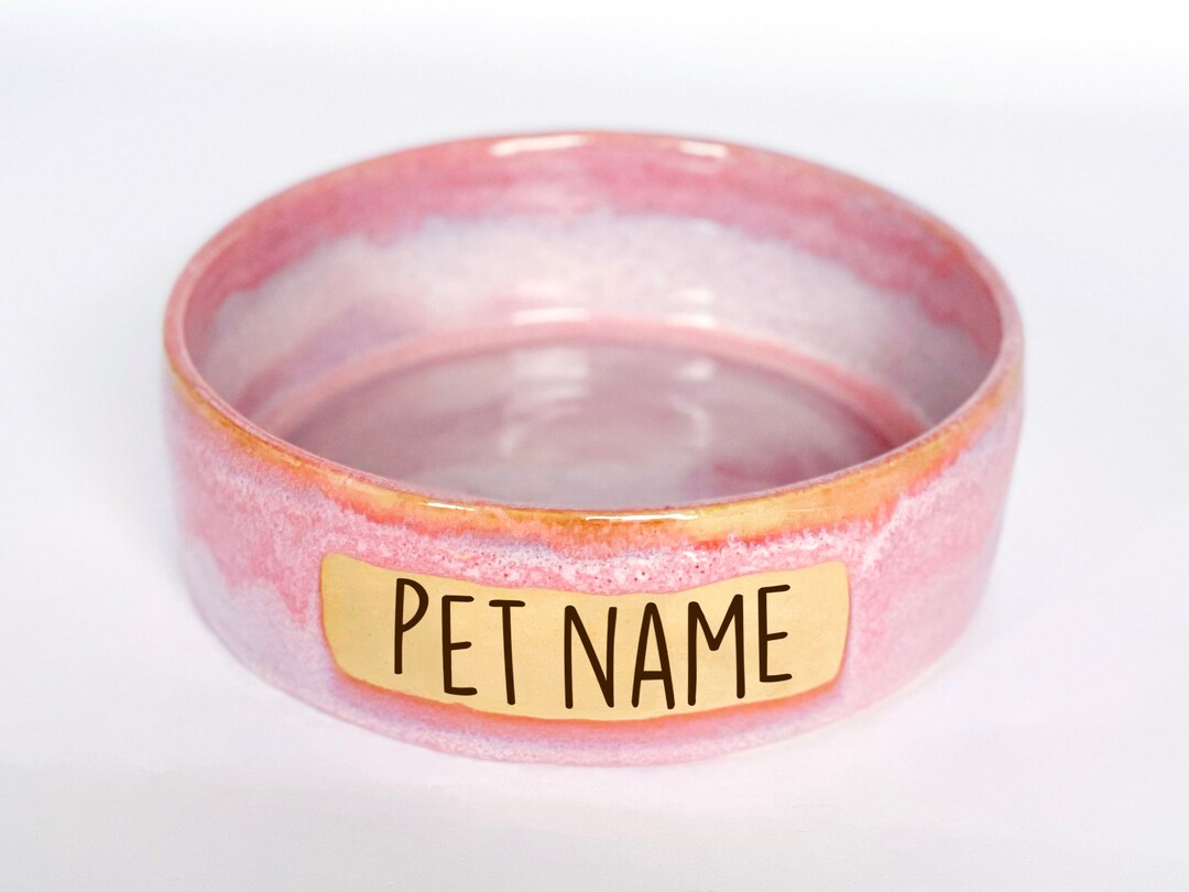 LARGE PERSONALIZED Pet Bowl, New Puppy Bowl, Personalized Dog Food Bowl