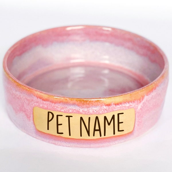 Ceramic Dog Bowl Etsy