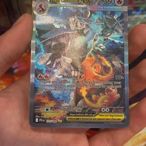 Mega Charizard EX Proxy Card: Textured Inferno X (PFL 125/094)