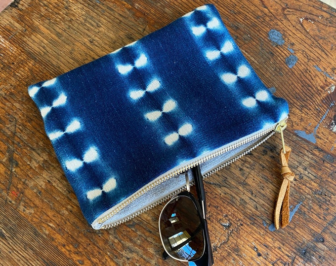 Mud Cloth Clutch Travel Bag Make Up Bag Boho Pouch Mud Cloth Pouch Hipster Clutch