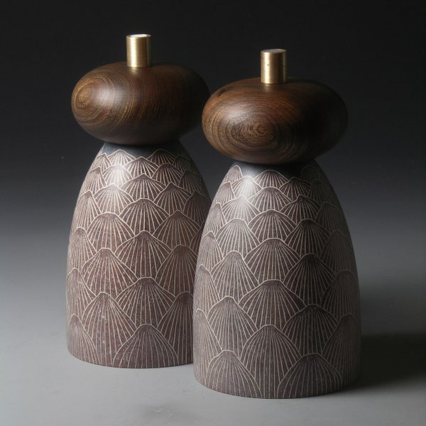 Pangolin Salt and Pepper Mills (ready to ship)