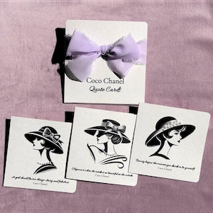 Carte d'illustration de mode, citation inspirante, cadeau pour collègue, appréciation du jeu de cartes-cadeau, cadeau pour soeur, cadeau d'anniversaire, papeterie de mode