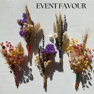 Mini bouquet di fiori secchi regalo per lei mini regalo benessere ritiro idea bomboniera per festa regalo di ringraziamento accessorio regalo all'ingrosso