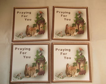 Praying for You Mini Greeting Cards with Envelopes