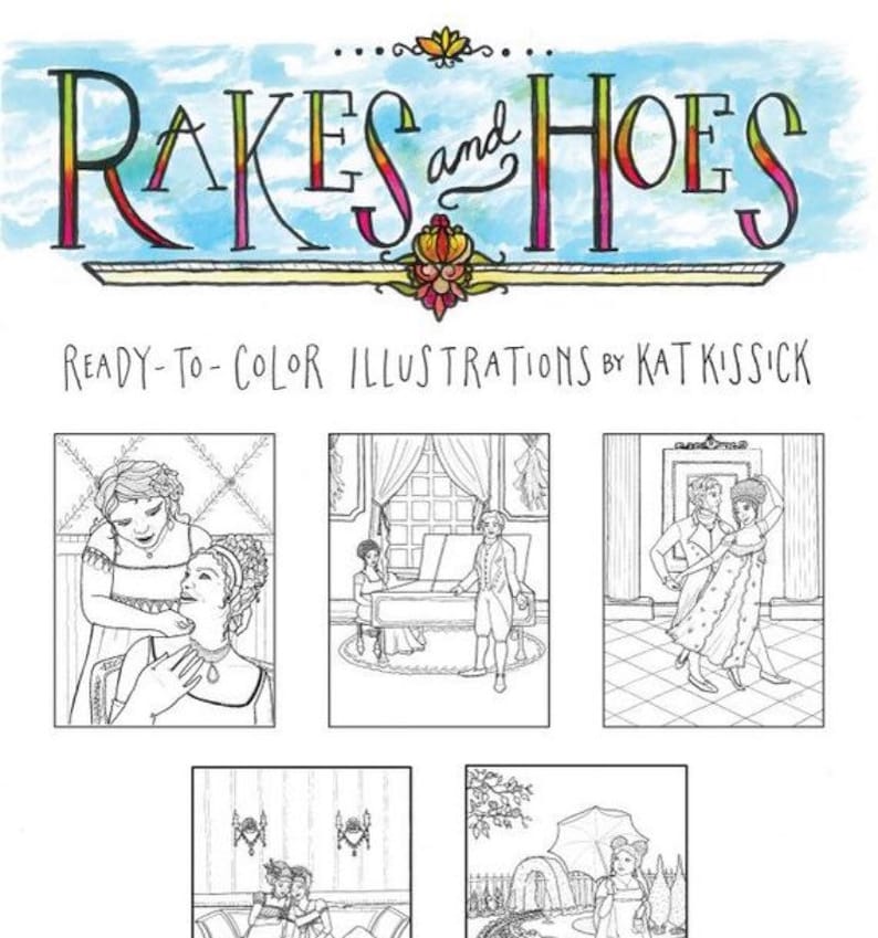 bridgerton coloring in book