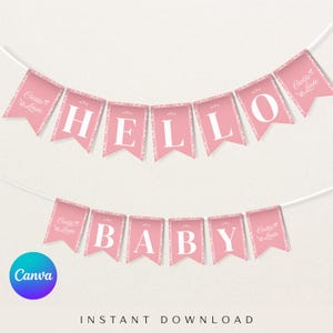 Cielito Lindo Baby Shower Banner: Mexican Talavera Papel Picado (Instant Download)