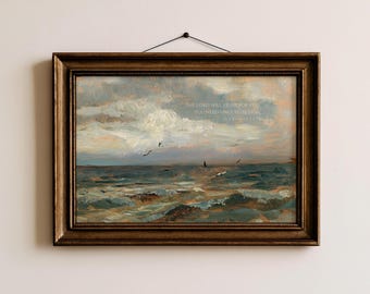 Vintage-Wandbild mit Bibelvers Exodus 14,14 | „Sei still“ – Beruhigender Bibelvers-Druck