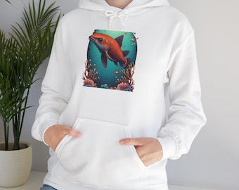 Unisex Hooded Sweatshirt Cozy Warm Cotton Blend Hoodie Casual Gift for Him & Her Cold Weather Pullover