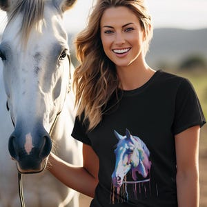 Horseback Riding Tee for Equestrian Enthusiasts - Stylish, Comfortable Equestrian Shirt, Perfect Gift for Riders & Horse Lovers