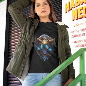 Glow in the dark tee - unisex graphic shirt for kids and adults, ethically made fun apparel, perfect for parties & nighttime adventures