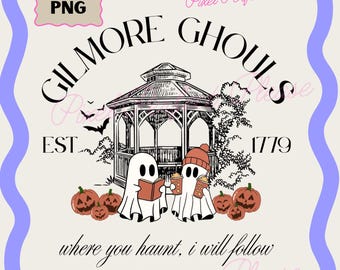Gilmore Ghouls Halloween PNG, Fantasma de temporada espeluznante PNG, Fantasma leyendo PNG, Calabaza fantasma de otoño, Halloween divertido PNG, Vibras de otoño de Halloween