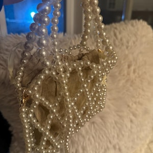 phone bag crossbody pearl