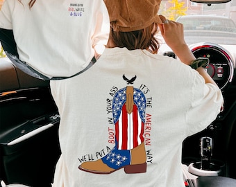 Te daremos una patada en el culo, es el estilo americano PNG