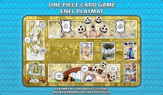 ワンピースTCGカードゲーム イエローエネル プレイマット - Etsy 日本