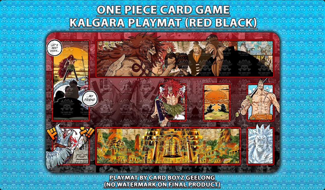 One Piece TCG Card Game Kalgara Playmat - Etsy One Piece TCG Card Game Kalgara Playmat - Etsy