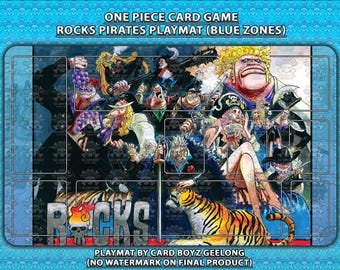 One Piece TCG Card Game Rocks Pirates Playmat