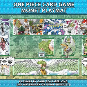 Jogo de cartas One Piece TCG Monet Playmat