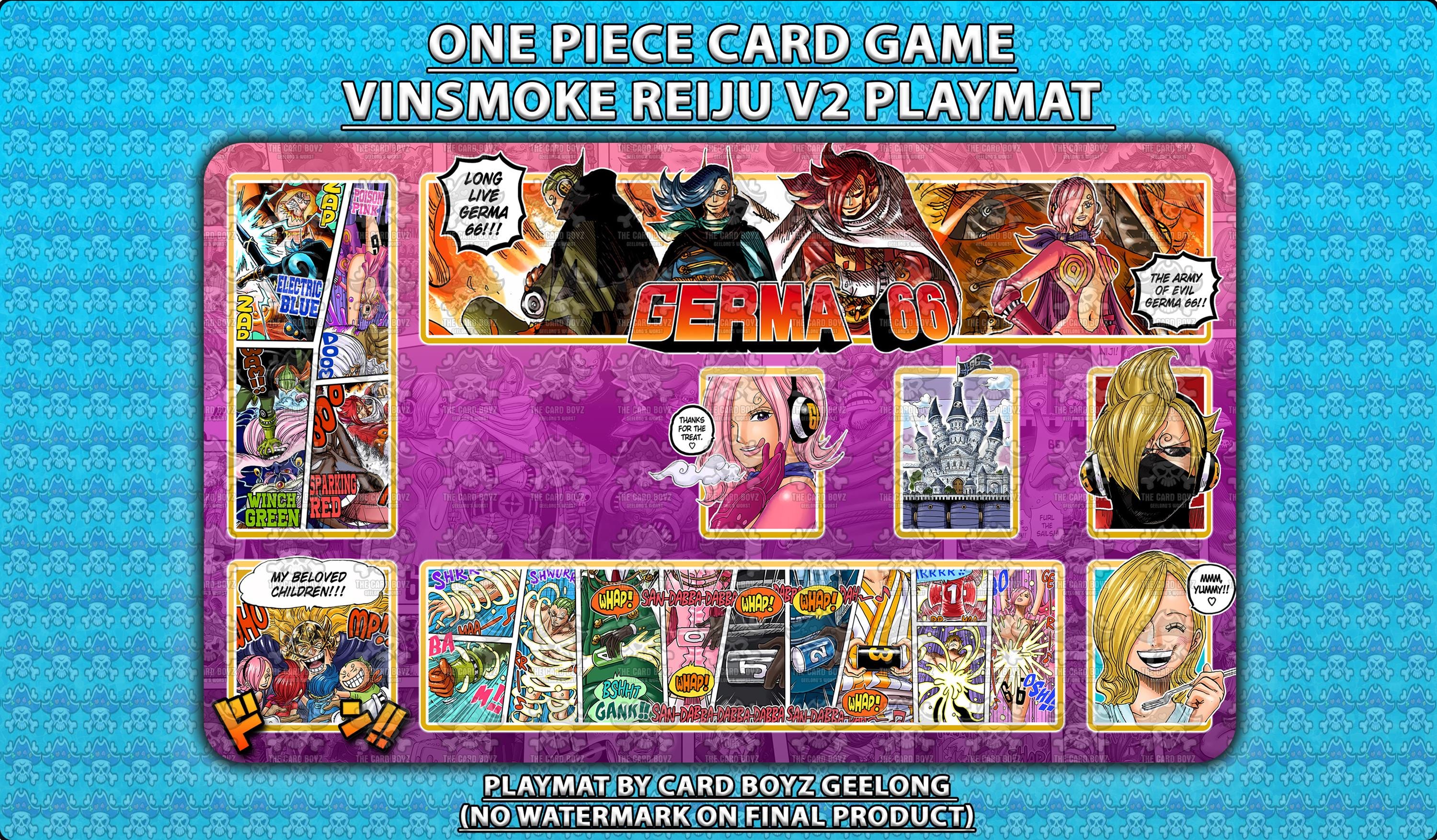 ワンピースTCGカードゲーム ヴィンスモーク・レイジュ プレイマット