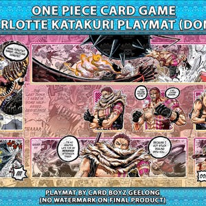 Jogo de cartas One Piece TCG Charlotte Katakuri Playmat