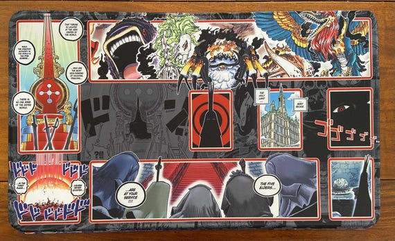 ワンピース　プレイマット　イム ワンピースTCGカードゲーム イムと五老星 プレイマット（非公式