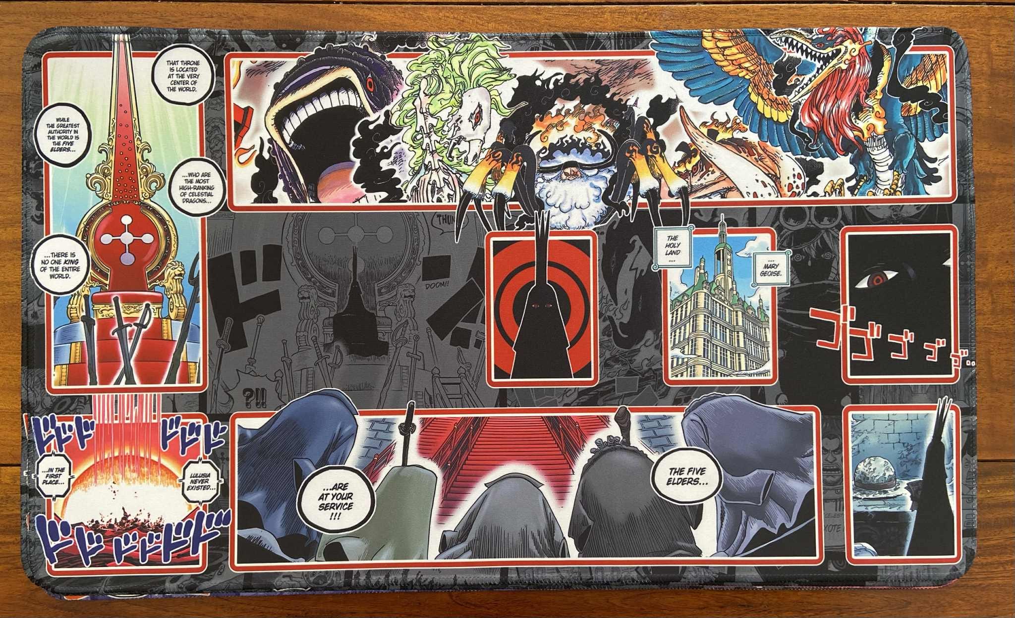 ワンピース　プレイマット　イム ワンピースTCGカードゲーム イムと五老星 プレイマット（非公式