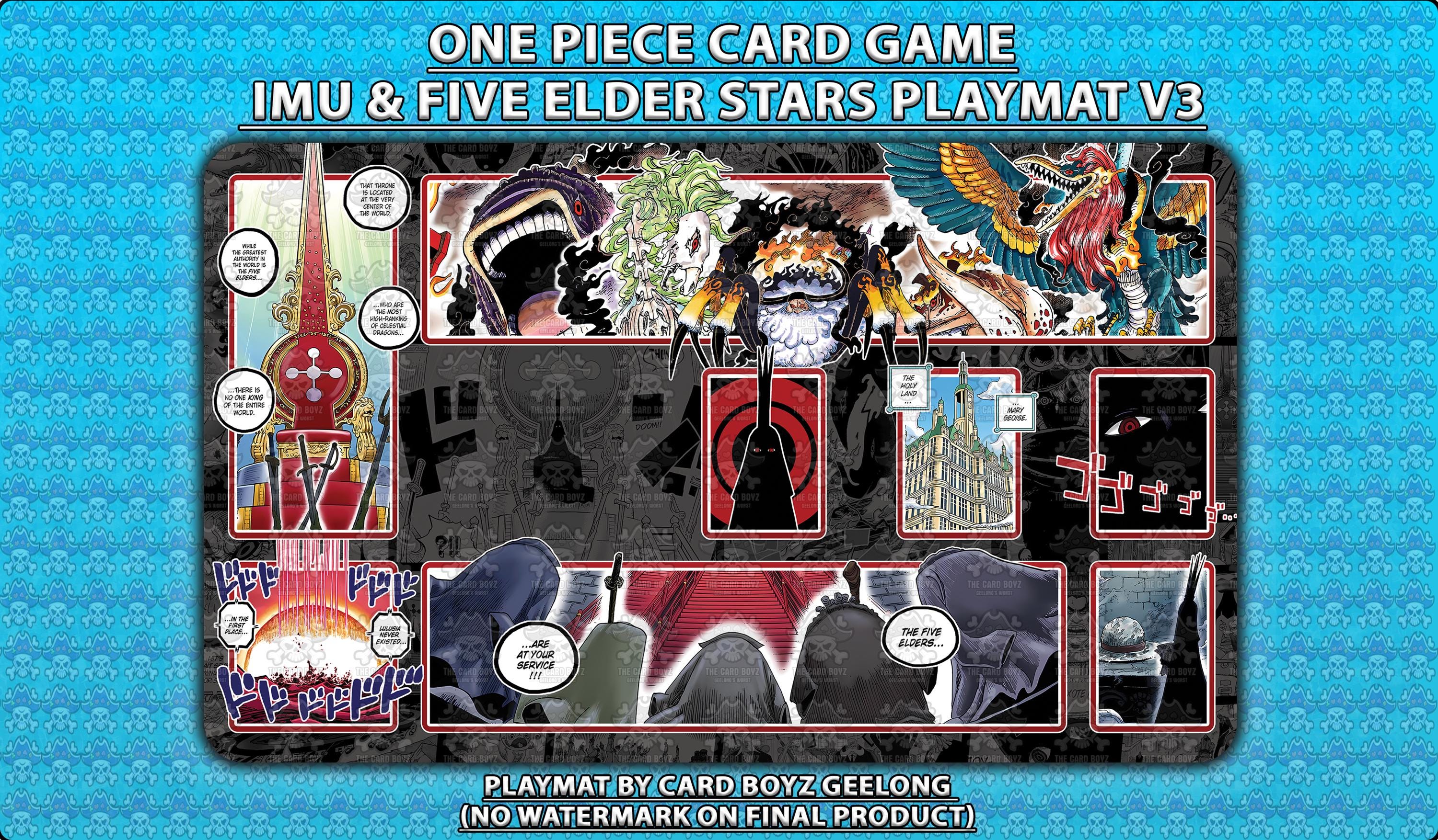 ワンピース　プレイマット　イム ワンピースTCGカードゲーム イムと五老星 プレイマット - Etsy 日本