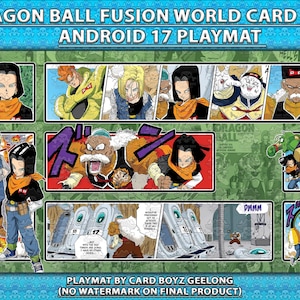 Dragon Ball Super Card Game Fusion World Android 17 Playmat