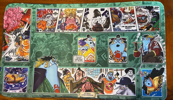 One Piece TCG Card Game Knight of the Sea Jinbe Playmat - Etsy