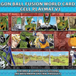 Dragon Ball Super Card Game Fusion World Red Cell Playmat