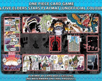 ワンピースTCGカードゲーム イムと五老星 プレイマット（非公式カラー