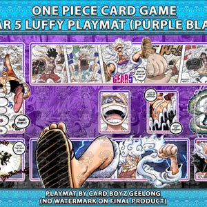 One Piece TCG Card Game Gear 5 Monkey D Luffy Playmat
